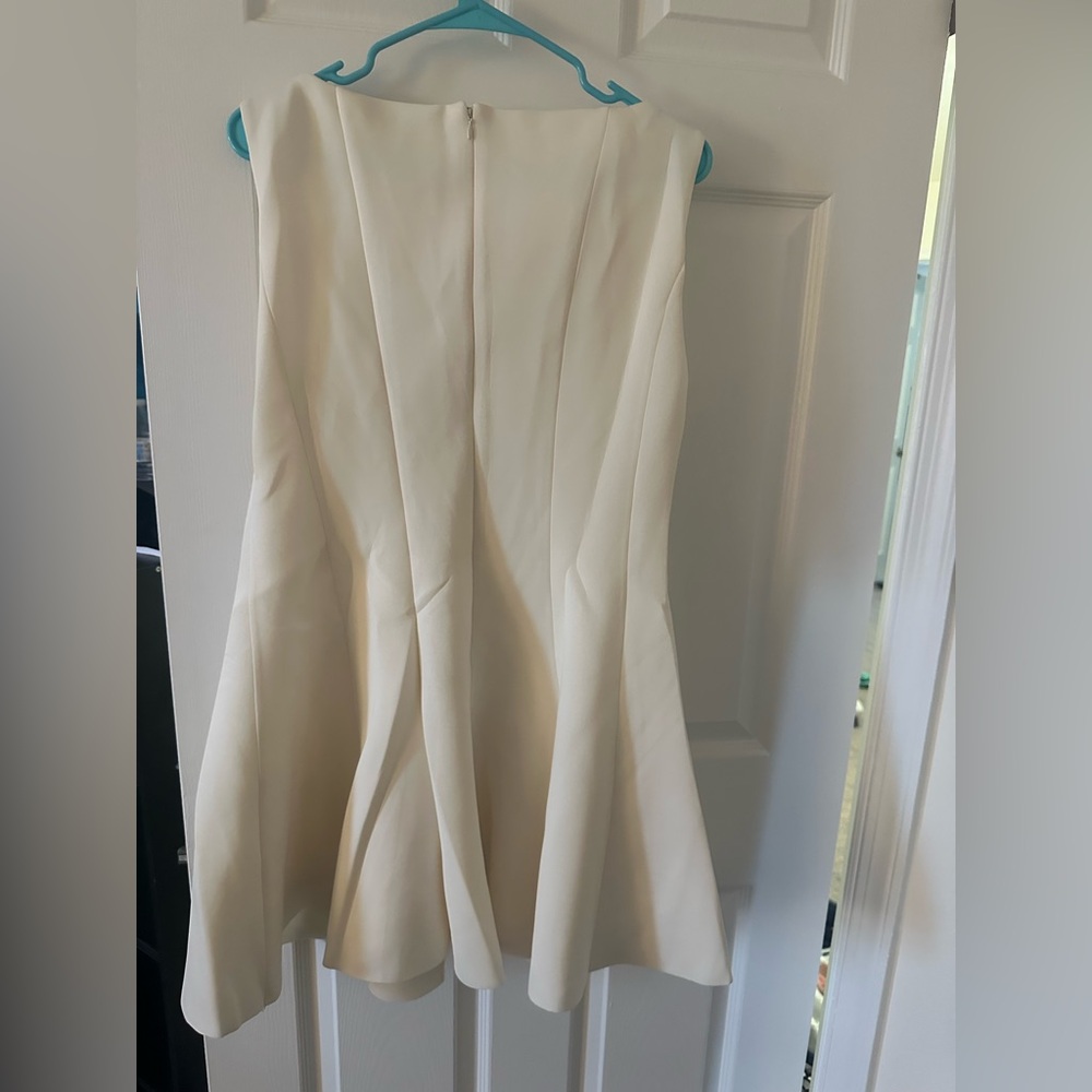 Fashion Nova Cream Pleated Mini Dress - Sweet Sunday